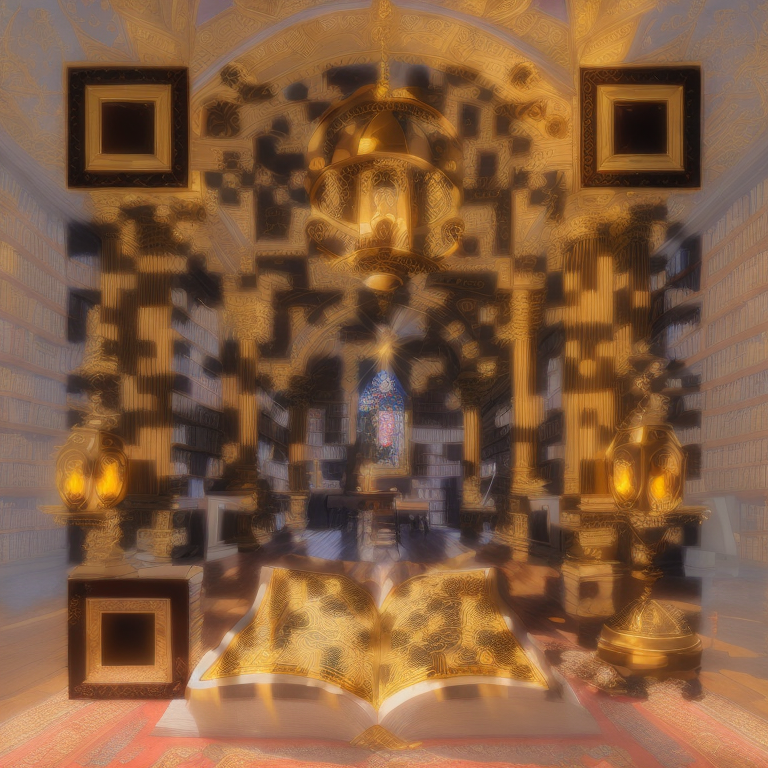 Artisanal QR code example